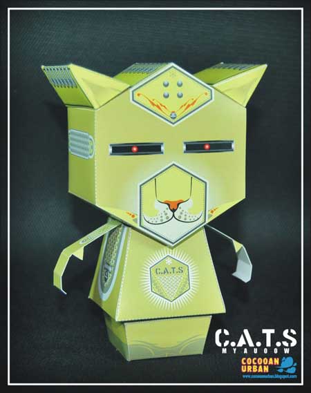 CATS myauoow & Le'el Paper Toy