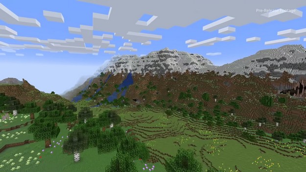 Minecraft gets a mountain update today