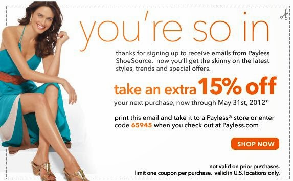 Payless Shoes Coupons November 2013