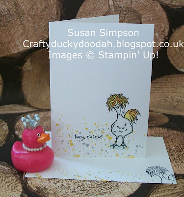 Stampin Up! UK Independent  Demonstrator Susan Simpson, Craftyduckydoodah!, Hey Chick, Gorgeous Grunge, Supplies available 24/7, 