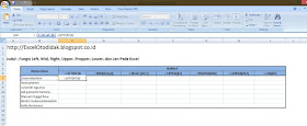 Fungsi Left, Right, Mid, Upper, Propper, Lower, dan Len Pada Excel 
