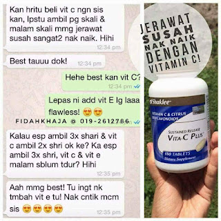 TESTIMONI KULIT CANTIK DENGAN VITAMIN C SHAKLEE