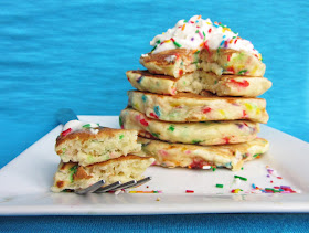 birthday cake pancakes