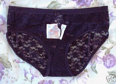 lover's knickers and empty condom packet for sale on eBay