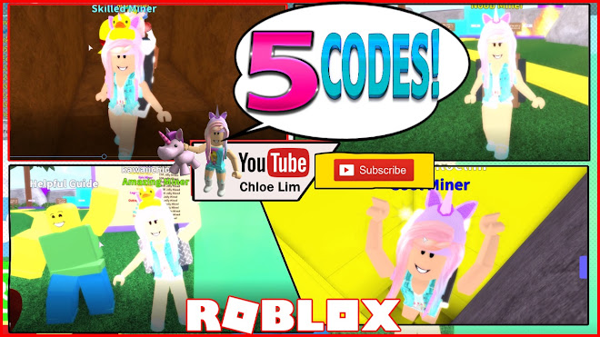 Chloe Tuber Roblox Jelly Mining Simulator Gameplay Hammer 5 Codes For 170000 Coins - roblox mining simulator codes lot of coins