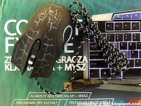 Zestaw dla gracza klawiatura mysz COMBAT FX-ONE z Biedronki