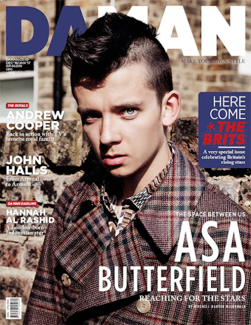 ASA BUTTERFIELD DA MAN MAGAZINE