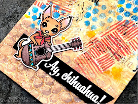 #cardbomb, #mariawillis, #simonsaysstamps, #sssmchallenge, #ssswchallenge, #rangerink, #timholtz, #stencils, #heroarts, #copics, #color, #distressoxideinks, #distressinks, #distresscrayons, #chihuahua, #cards, #stamps, #ink, #paper, #cards, #papercrafting, #creative, #handmade, #diy, #texture, 