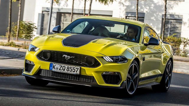 2021 Ford Mustang Mach 1 Grabber Yellow For Europe