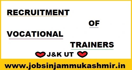 Recruitment of vocational trainers