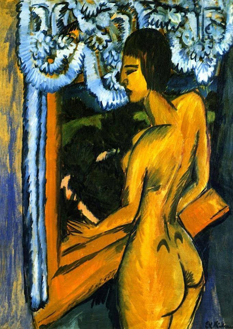 Ernst Ludwig Kirchner, Brauner Akt am Fenster