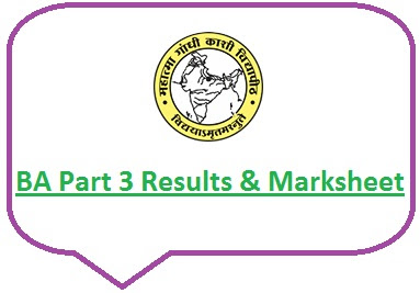 Kashi Vidyapith BA Part 3 Result 2023