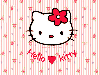 hello kitty red wallpaper. Hello Kitty-Red Wallpeper