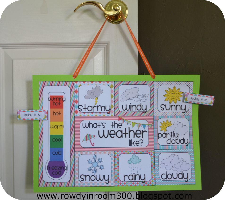 graph weather chart! Weather Rowdy Room kindergarten  worksheet in 300: