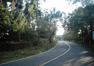 road to waterfalls