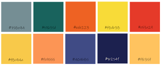 Free color palette chart bold image download clipart