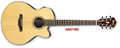 Gitar Akustik Ibanez AELBT1 Baritone