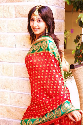 Sanjana Hot In Saree