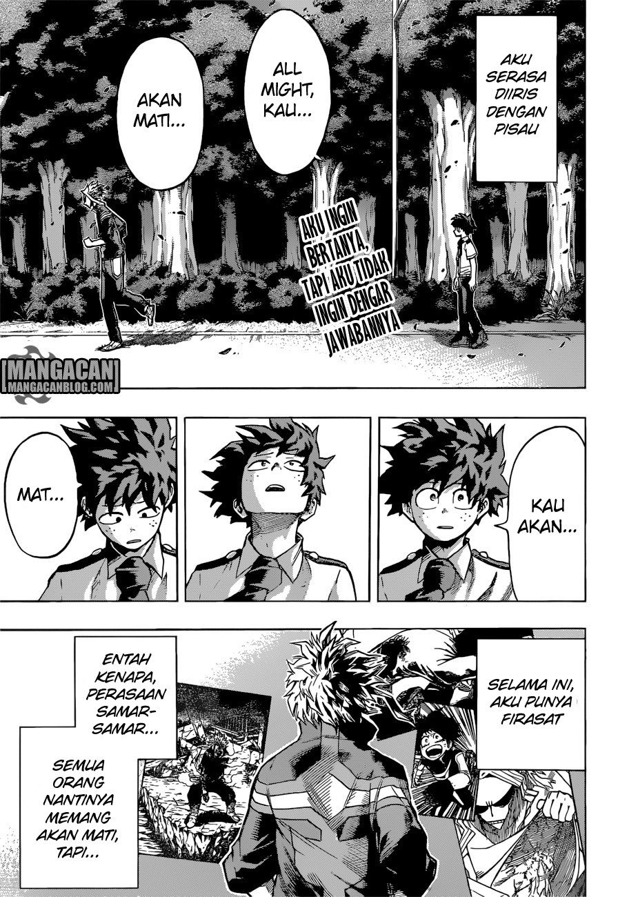 Boku no Hero Academia Chapter 131 Teks Indonesia Spoiler My Hero Academa 132 Mangajo