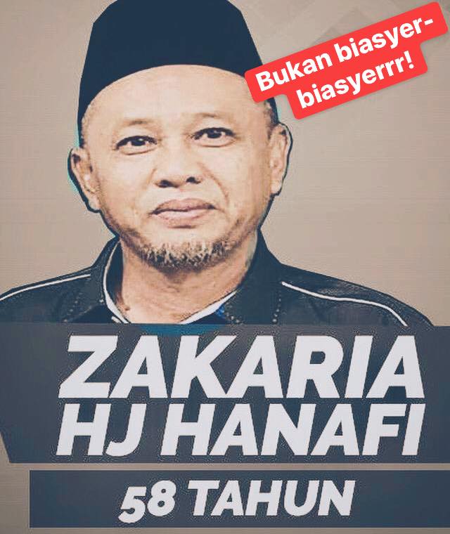 Ini Zakaria Hanafi Calon Barisan Nasional #PRKSemenyih Bukan Biashe-Biashe