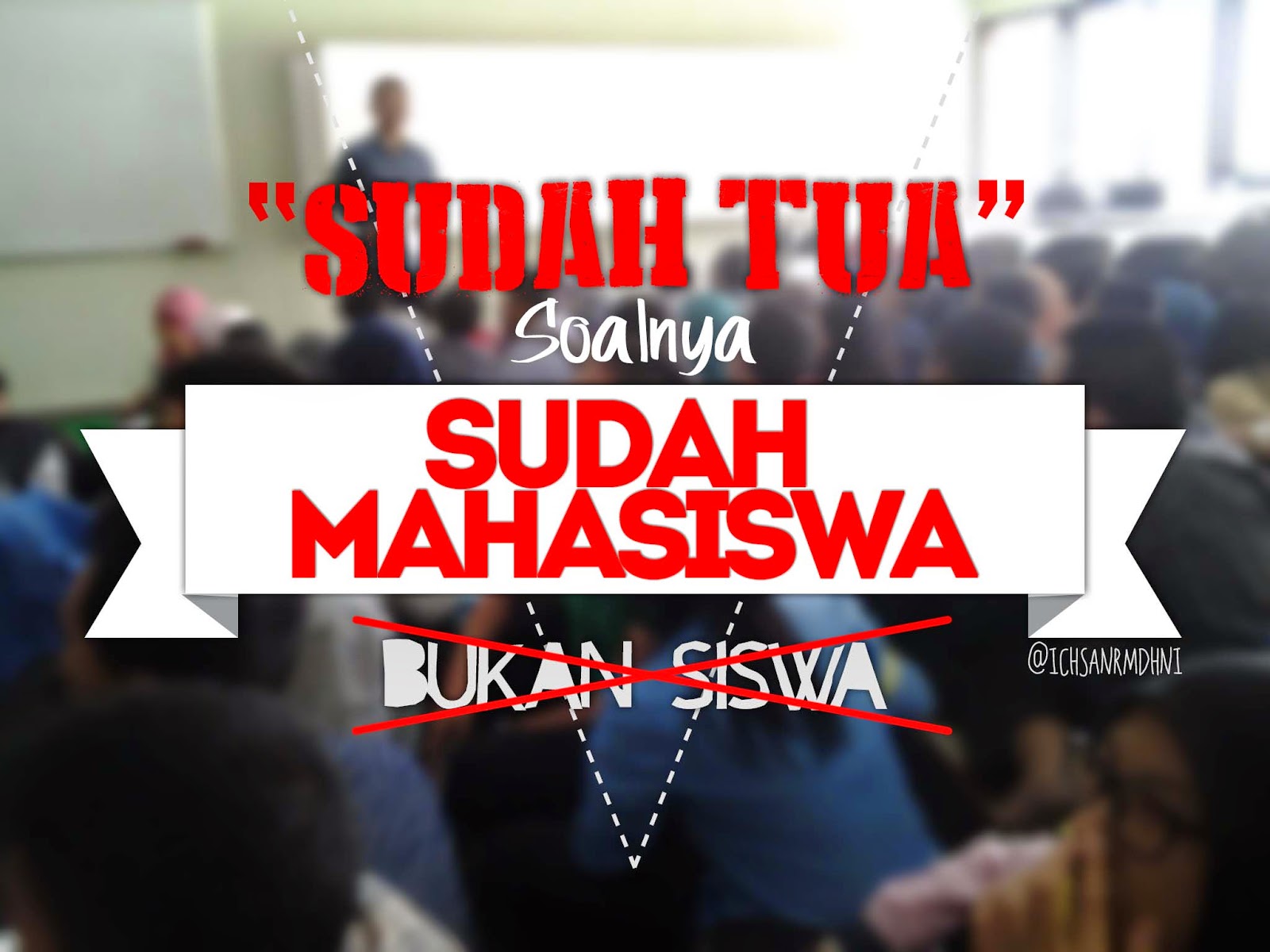 Ayam Sakit Dan Cerita Bodohnya Sudah Tua Soalnya Sudah MAHAsiswa