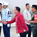 Pj Gubernur Andap Budhi Revianto Sambut Kedatangan Presiden Joko Widodo di Sultra