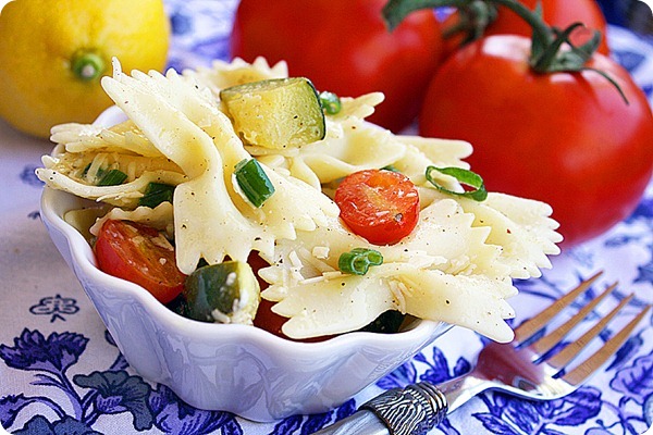 Pasta Salad Tomatoes Zucchini
