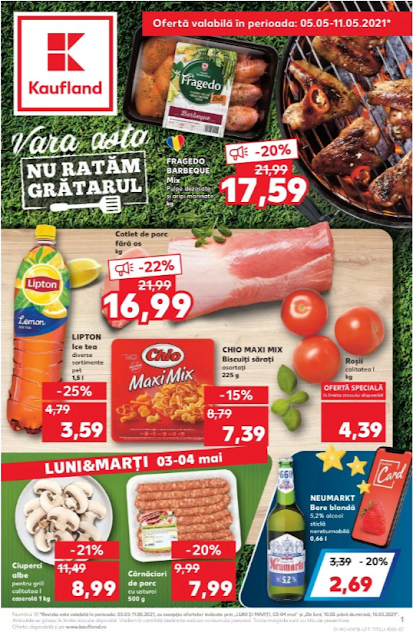 Kaufland Promotii + Catalog-Brosura 5-11.05 2021 → Exclusive Digital Kaufland Card Reducere