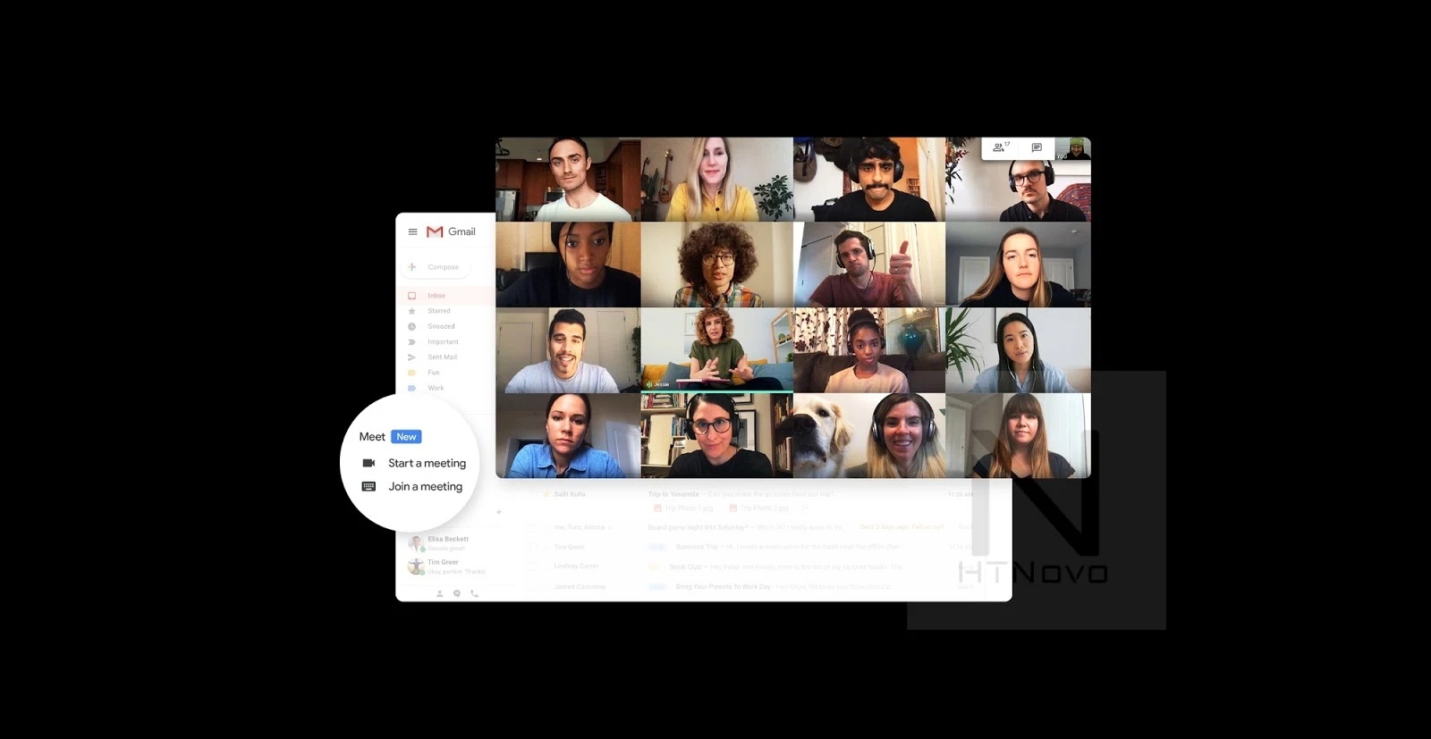 Google annuncia l'integrazione di Meet (videoconferenze gratuite) in Gmail