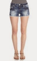 <br />WallFlower Juniors Americana Short Shorts