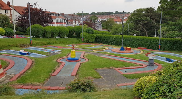 Crazy Golf course at Victoria Park in Scarborough