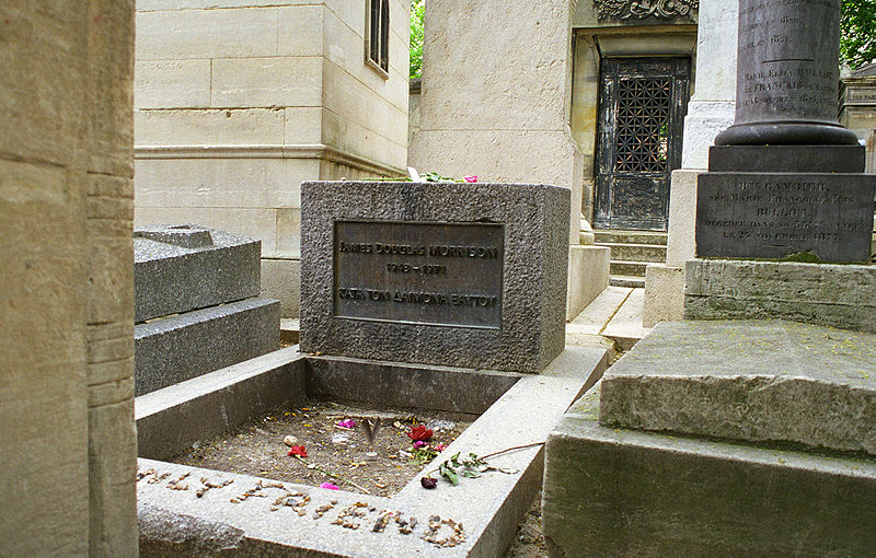and I visited Paris including Jim Morrison's grave at P re Lachaise 