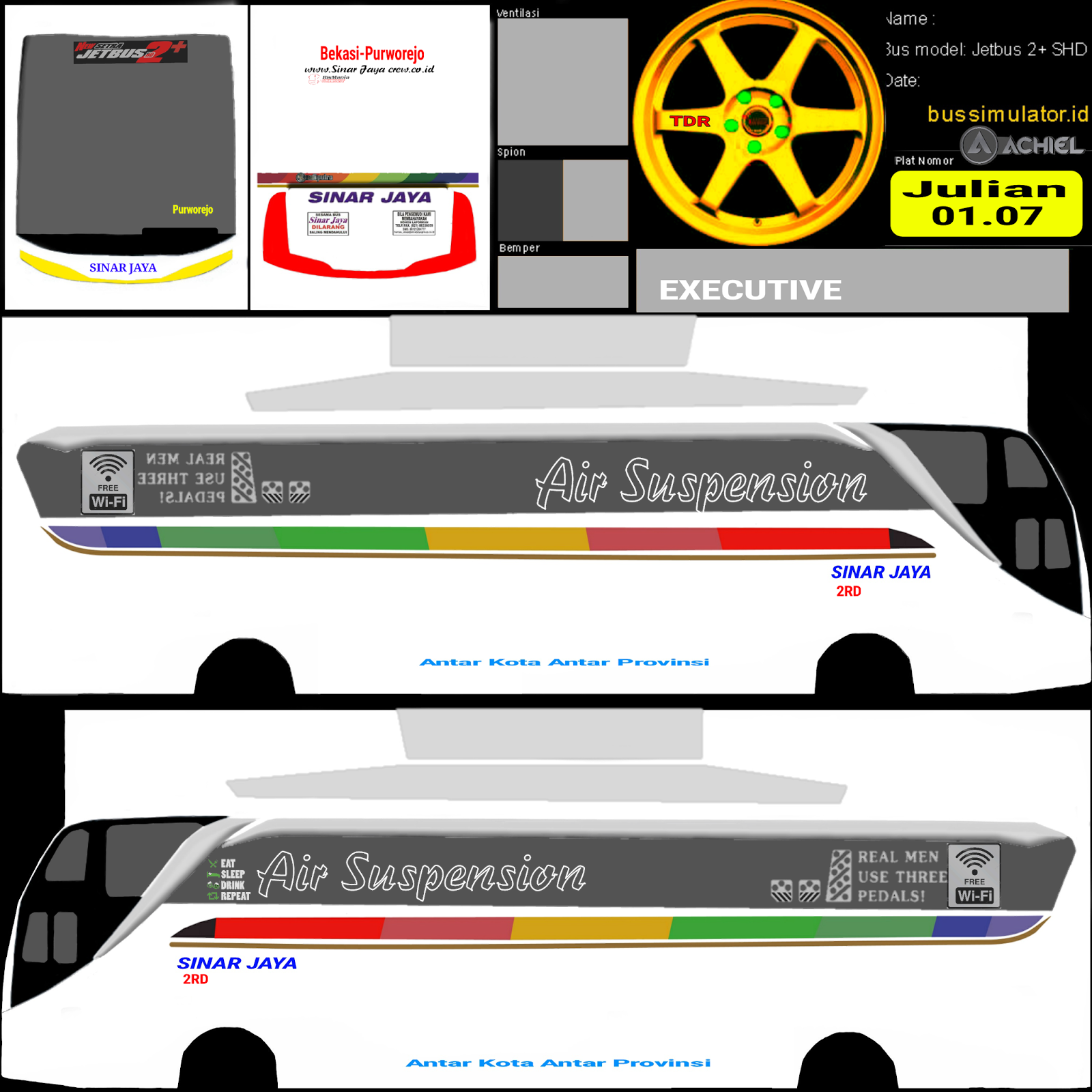 Download Kumpulan Livery  Bus Simulator Indonesia dari 