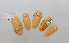 Beautiful Bridal Nail Art