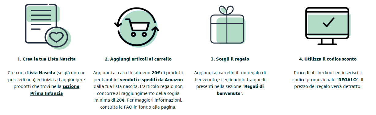 lista nascita amazon come funziona