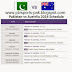 Pakistan Vs Australia Series 2014 Schedule
