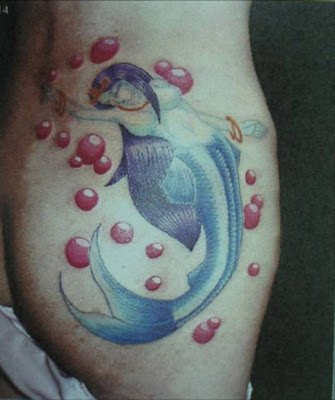 mermaid tattoo designs. Mermaid colour tattoo 5.1