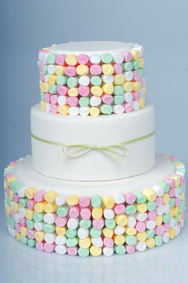 Marshmallow Wedding Cakes