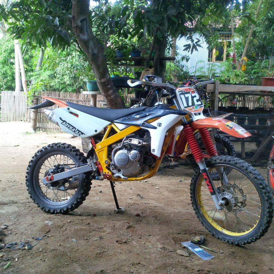 Gambar Modifikasi Motor Cross Trail Gunung Terunik