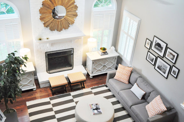 alternate view of the family room taken from above