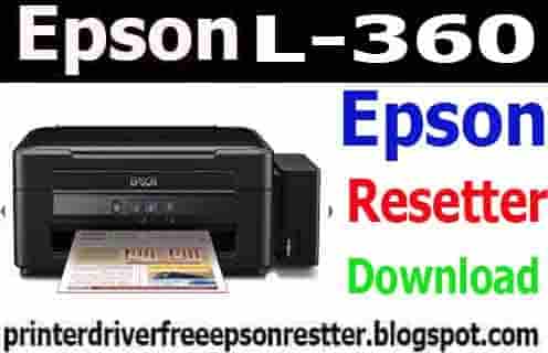 Epson Ecotank L360 Resetter Adjustment Program Free Download 2021