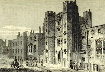 St James's Palace from The Beauties of England and Wales Vol X   by EW Brayley, J Nightingale and J Brewer (1814)