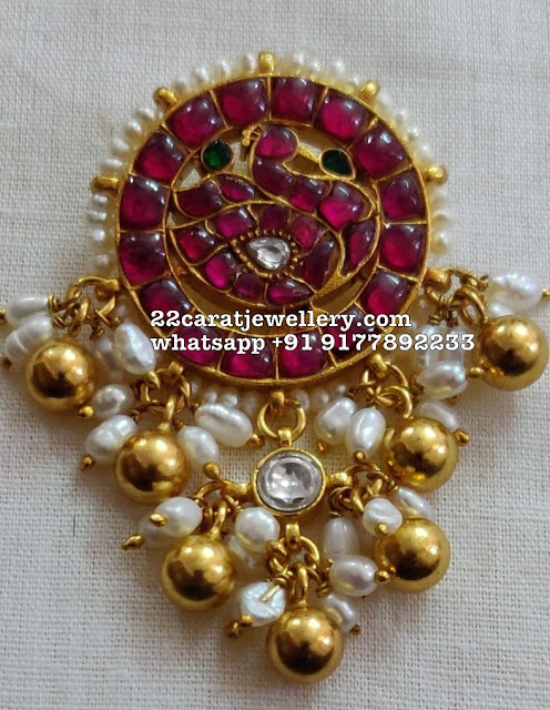 925 Silver Kundan Pendants Affordable 