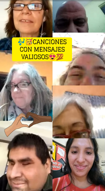 COLLAGE DE LA DOCENTE Y ALUMNOS