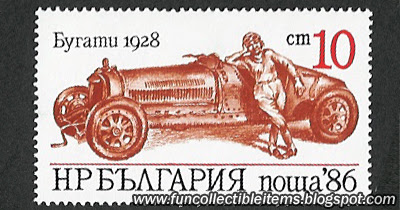 Bugatti 1928 Stamp