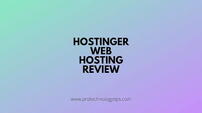 Hostinger web hosting review