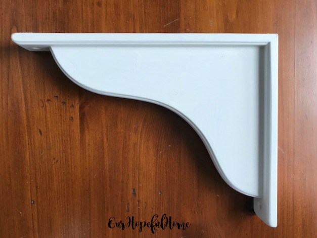 Ikea  Hensvik white 7" reversible corbel