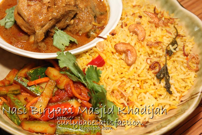 Curlybabe's Satisfaction: Nasi Biryani & Ayam Biryani 