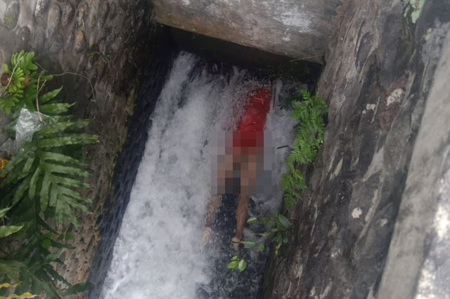 Warga Tempasan dibuat geger lantaran penemuan mayat tersangkut di dam