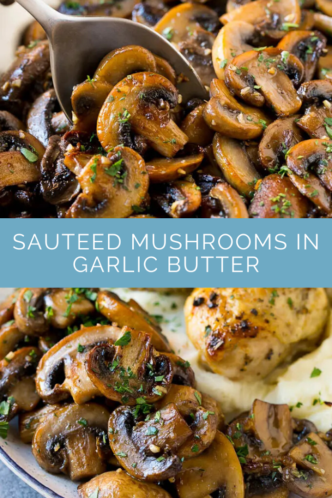 SAUTEED MUSHROOMS IN GARLIC BUTTER RECIPE